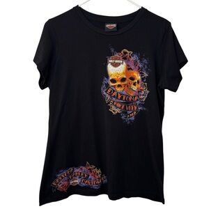 Harley Davidson Bruce Rossmeyers Daytona Beach 2012 Bike week womens XL tee